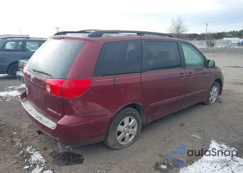 2007 Toyota Sienna Le z USA, uszkodzony, nr VIN 5TDZK23C37S080145